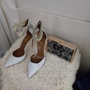 Aquazzura Firenze Shoes w clutch  combo